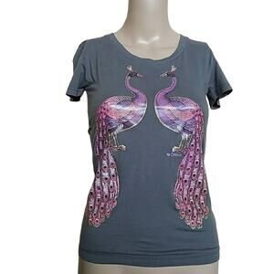 NWT Dittos Vintage Peacock Tee (XS)